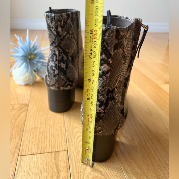 Snake Print Booties - Picture 6 of 8